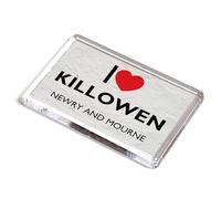 FRIDGE MAGNET - I Love Killowen, Newry and Mourne, Northern Ireland