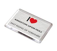 FRIDGE MAGNET - I Love Kingston upon Hull, East Riding of Yorkshire