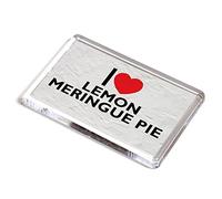 FRIDGE MAGNET - I Love Lemon Meringue Pie - Novelty Food & Drink Gift