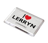 FRIDGE MAGNET - I Love Lerryn, Cornwall