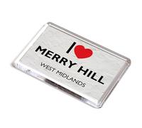 FRIDGE MAGNET - I Love Merry Hill, West Midlands