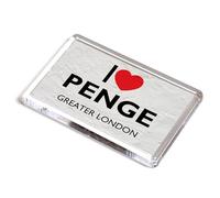 FRIDGE MAGNET - I Love Penge, Greater London