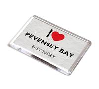 FRIDGE MAGNET - I Love Pevensey Bay, East Sussex