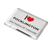 FRIDGE MAGNET - I Love Pocklington, East Riding of Yorkshire