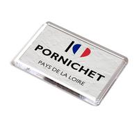 FRIDGE MAGNET - I Love Pornichet, Pays de la Loire - France