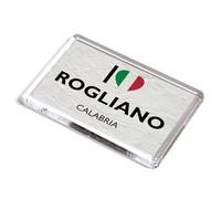 FRIDGE MAGNET - I Love Rogliano, Calabria - Italy