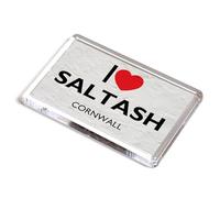 FRIDGE MAGNET - I Love Saltash, Cornwall