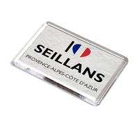 FRIDGE MAGNET - I Love Seillans, Provence-Alpes-Cote d-Azur - France