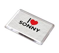 FRIDGE MAGNET - I Love Sonny - Boys Name Gift
