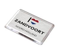 FRIDGE MAGNET - I Love Zandvoort, Noord-Holland - Netherlands
