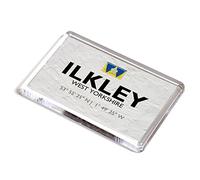 FRIDGE MAGNET - Ilkley, West Yorkshire - Lat/Long SE1147