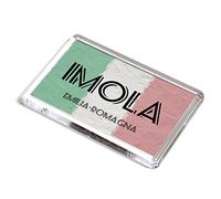 FRIDGE MAGNET - Imola - Emilia-Romagna - Italy Flag