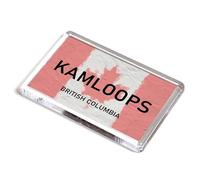 FRIDGE MAGNET - Kamloops - British Columbia - Canada Flag