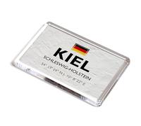 FRIDGE MAGNET - Kiel - Schleswig-Holstein - Germany - Lat/Long