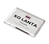 FRIDGE MAGNET - Ko Lanta - Thailand - Lat/Long