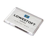 FRIDGE MAGNET - Lowestoft, Suffolk - Lat/Long TM5492