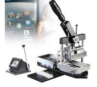 Fridge magnet machine DIY Badge Maker Machine - Rectangular Fridge Magnet Maker, Photo Sticker Creator with 100pcs Materials, Paper Cutter for Crafts, Custom Refrigerator Stickers