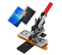 Fridge magnet machine DIY Fridge Magnets Pin Maker Machine 50x50mm with Acrylic Pin Consumables 100 Sets for Picture Badge Button Gift Button Team Badge