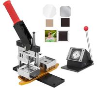 Fridge Magnet Making Machine, Picture Magnet Maker with 100 Sets of Consumables, 50/63.5 mm Button Maker for DIY Refrigerator Magnets