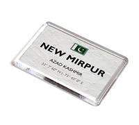 FRIDGE MAGNET - New Mirpur - Azad Kashmir - Pakistan - Lat/Long