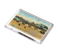 FRIDGE MAGNET - North Pier, Blackpool (a) - Vintage Art Style