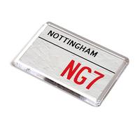 FRIDGE MAGNET - Nottingham NG7 - UK Postcode