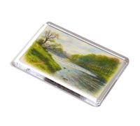FRIDGE MAGNET - On the Irvine, Kilmarnock (b) - Vintage Art Style