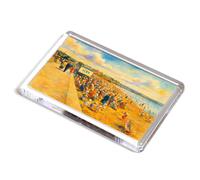 FRIDGE MAGNET - Paignton Sands (a) - Vintage Art Style