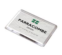 FRIDGE MAGNET - Parracombe, Devon - Lat/Long SS6644