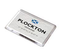 FRIDGE MAGNET - Plockton, Highland, Scotland - Lat/Long NG8033