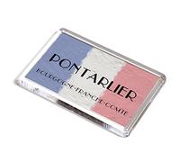 FRIDGE MAGNET - Pontarlier - Bourgogne-Franche-Comte - France Flag