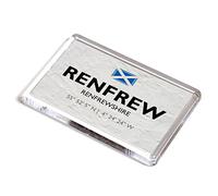 FRIDGE MAGNET - Renfrew, Renfrewshire, Scotland - Lat/Long NS4966