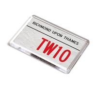 FRIDGE MAGNET - Richmond upon Thames TW10 - UK Postcode