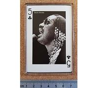 Fridge Magnet Rock & Pop Legends Music Stars Playing Card STEVIE WONDER