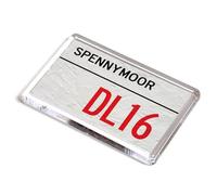 FRIDGE MAGNET - Spennymoor DL16 - UK Postcode