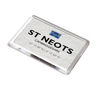 FRIDGE MAGNET - St Neots, Cambridgeshire - Lat/Long TL1860