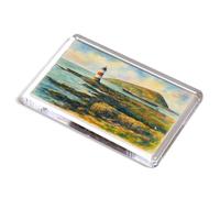 FRIDGE MAGNET - St Seriol passing Puffin Island, Beaumaris - Vintage Art Style