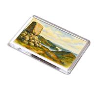 FRIDGE MAGNET - The Bruce Memorial Glentrool Newton Stewart - Vintage Art Style