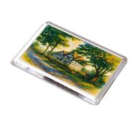 FRIDGE MAGNET - The Doctor's House, Hodnet - Vintage Art Style