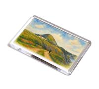 FRIDGE MAGNET - The Law, North Berwick - Vintage Art Style