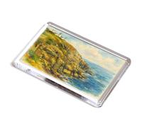 FRIDGE MAGNET - The Lizard Lighthouse from Polbream - Vintage Art Style