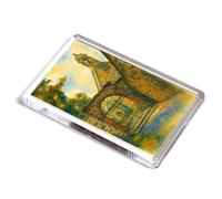 FRIDGE MAGNET - The Old Church Gate, Turriff - Vintage Art Style