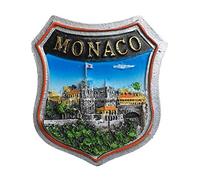 Fridge Magnet The Principality of Monaco 3D Resin Handmade Craft Tourist Travel City Souvenir Collection Letter Refrigerator Sticker