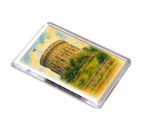 FRIDGE MAGNET - The Round Tower, Windsor Castle - Vintage Art Style