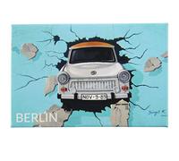 Fridge Magnet Trabant Through The Wall | Strong Hold | Berlin Photo Magnet 8 x 5,5 cm | GDR Nostalgia Typical Souvenir