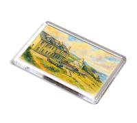 FRIDGE MAGNET - Trout's Hotel, Hallsands - Vintage Art Style