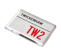 FRIDGE MAGNET - Twickenham TW2 - UK Postcode