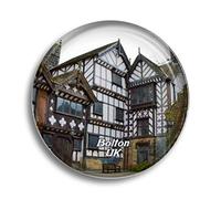 Fridge Magnet UK England Turton Tower Bolton Glass Magnets for Refrigerator Souvenirs Cute Crystal Magnet Decor for Whiteboard Office Home Gift