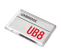FRIDGE MAGNET - Uxbridge UB8 - UK Postcode