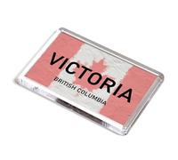 FRIDGE MAGNET - Victoria - British Columbia - Canada Flag